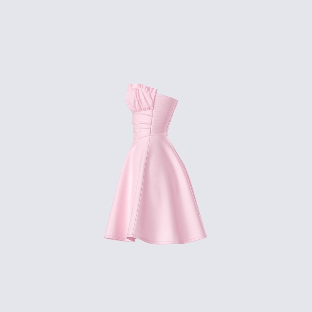 FINESSE Bonnie Pink Mini Dress - Picture 3 of 7